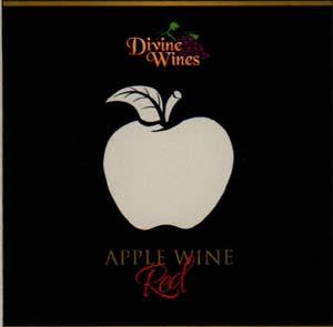 DIVINE WINES APPLE WINE RED (and logo) trademark logo