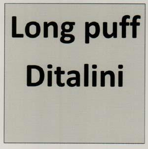 LONG PUFF DITALINI (and logo) trademark logo