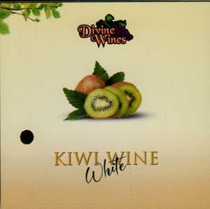 DIVINE WINES KIWI WINE WHITE (and logo) trademark logo