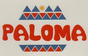 PALOMA (and logo) trademark logo