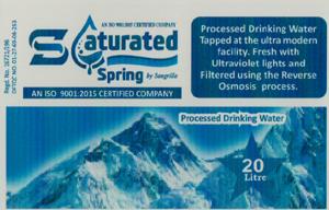 SATURATED SPRING (and logo) trademark logo