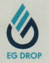 EG DROP (and logo) trademark logo