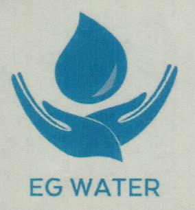 EG WATER (and logo) trademark logo
