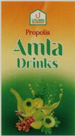UTURN PROPOLIS AMLA DRINKS (and logo) trademark logo