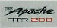 TVS APACHE RTR 200 (and logo) trademark logo