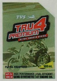 TVS TRU PREMIUM 4 (and logo) trademark logo