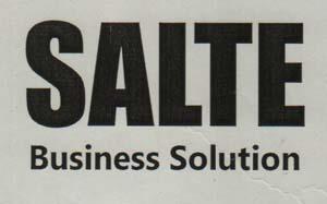 SALTE BUSINESS SOLUTION (and logo) trademark logo