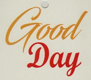 GOOD DAY (and logo) trademark logo