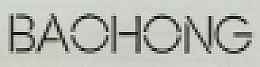 BAOHONG (and logo) trademark logo