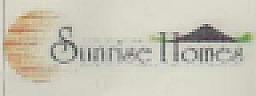 SUNRISE HOMES (and logo) trademark logo