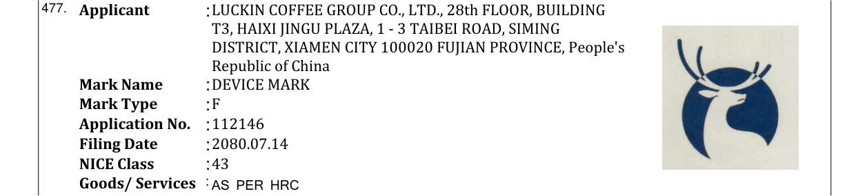 Original bulletin entry for DEVICE MARK