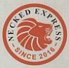 NECKED EXPRESS (and logo) trademark logo