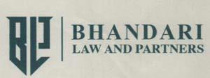 BHANDARI LAW AND PARTNERS (and logo) trademark logo