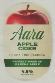 AARA APPLE CIDER (and logo) trademark logo