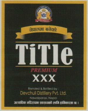 TITLE XXX (and logo) trademark logo