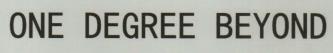 ONE DEGREE BEYOND (and logo) trademark logo