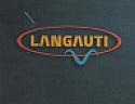LANGAUTI and V Stylized (and logo) trademark logo
