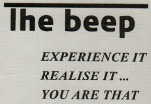 THE BEEP (and logo) trademark logo