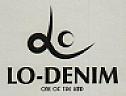 LO-DENIM (and logo) trademark logo