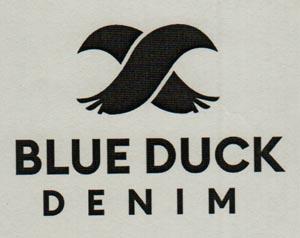 BLUE DUCK DENIM (and logo) trademark logo