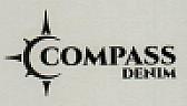 COMPASS DENIM (and logo) trademark logo