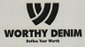 WORTHY DENIM (and logo) trademark logo