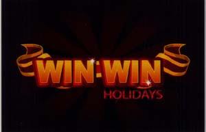 WIN WIN HOLIDAYS (and logo) trademark logo