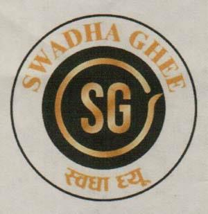 SWADHA GHEE (and logo) trademark logo