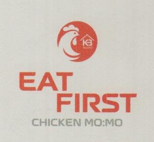 EAT FIRST MO:MO (and logo) trademark logo