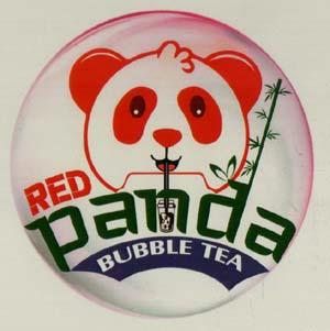 RED PANDA BUBBLE TEA (and logo) trademark logo