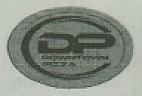 DP DOWNTOWN PIZZA (and logo) trademark logo