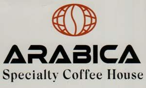ARABICA SPECIALTY COFFEE HOUSE (and logo) trademark logo