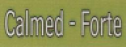 CALMED-FORTE (and logo) trademark logo
