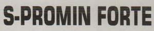 S-PROMIN FORTE (and logo) trademark logo