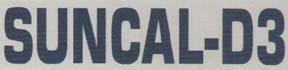 SUNCAL-D3 (and logo) trademark logo