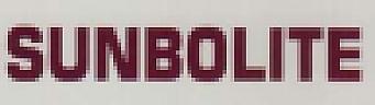 SUNBOLITE (and logo) trademark logo