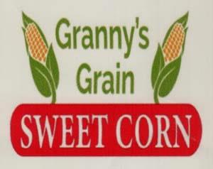 GRANNY'S GRAIN SWEET CORN (and logo) trademark logo
