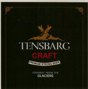 TENSBARG CRAFT PREMIUM STRONG BEER (and logo) trademark logo