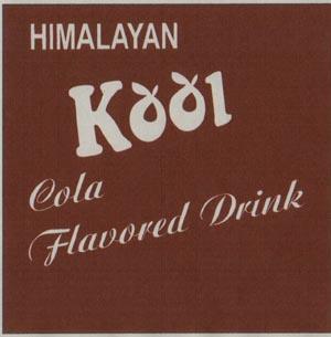 HIMALAYAN KOOL COLA FLAVOURED DRINK (and logo) trademark logo