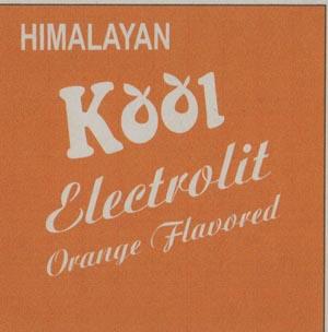 HIMALAYAN KOOL ELECTROLIT ORANGE FLAVOURED DRINK (and logo) trademark logo