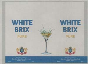 WHITE BRIX (and logo) trademark logo