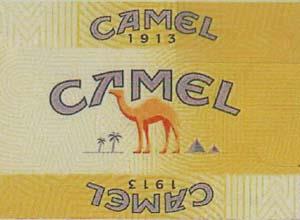 CAMEL 1913 YELLOW (and logo) trademark logo