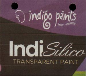 INDI SILICO TRANSPARENT PAINT (and logo) trademark logo