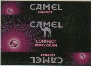 CAMEL CONNECT BERRY CRUSH (and logo) trademark logo