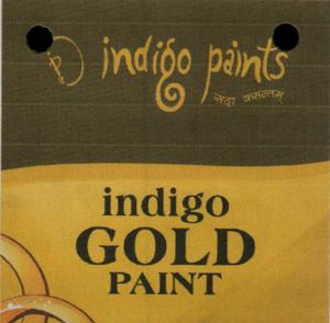 INDIGO GOLD PAINT (and logo) trademark logo