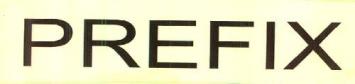 PREFIX (and logo) trademark logo