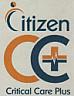 CITIZEN CRITICAL CARE PLUS (and logo) trademark logo