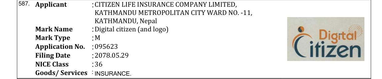 Original bulletin entry for Digital citizen (and logo)