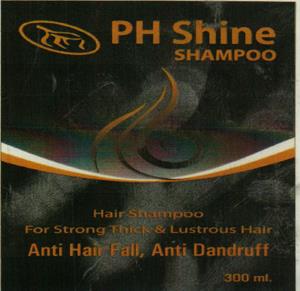 PH SHINE SHAMPOO (and logo) trademark logo