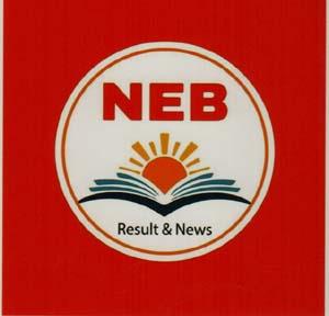 NEB RESULT & NEWS (and logo) trademark logo
